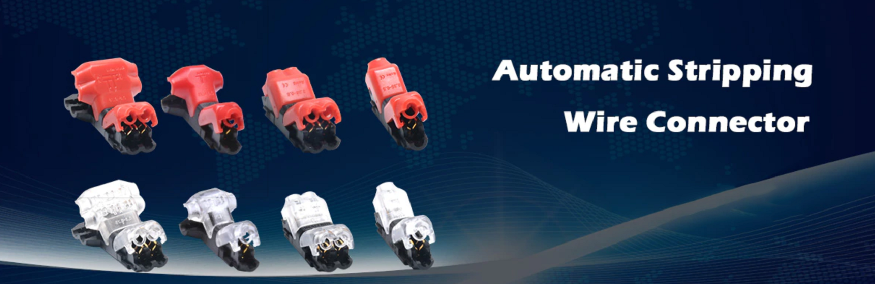 Snap On Wire Connectors 2 Wire TConnector,Single Color